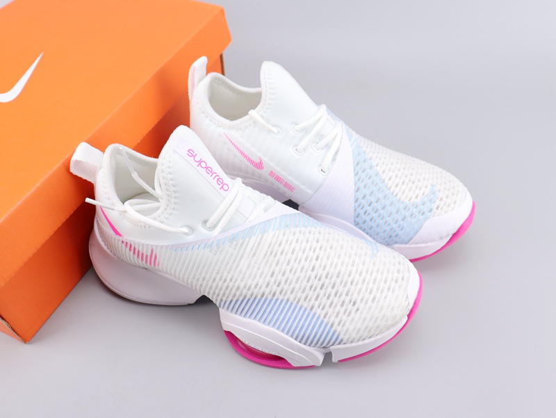 Women Nike Air Zoom Superrep White Peach Baby Blue Shoes